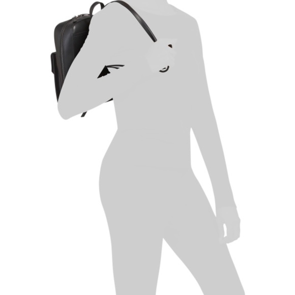 NWT L Credi Italian Genuine Leather Classic Backpack - Picture 5 of 5